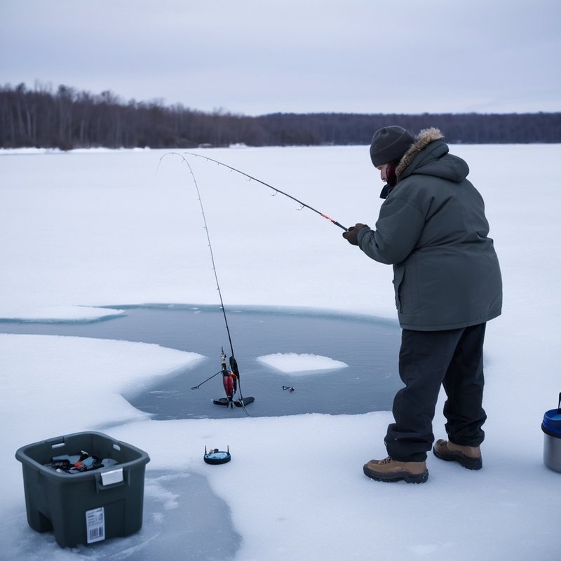 United Kigdom - ice fishing game United Kigdom - ice fishing game